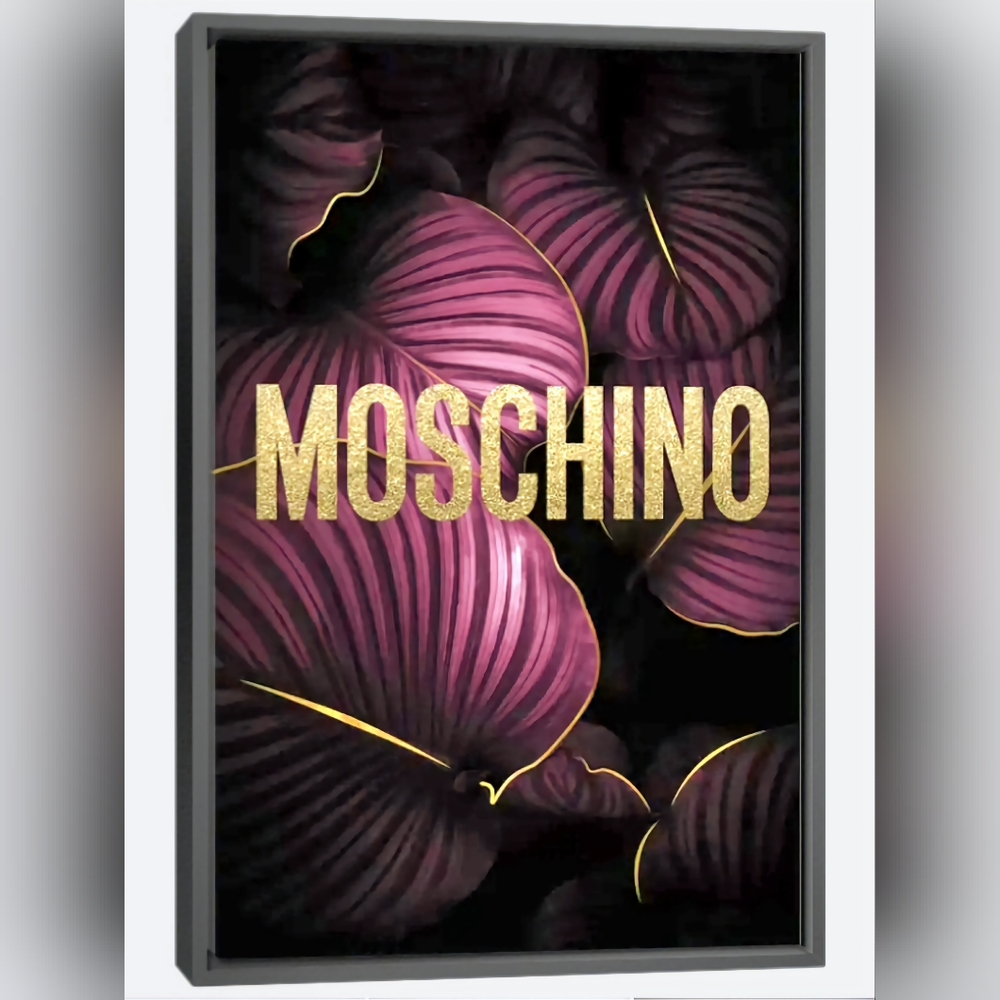 Moschino 8 1/2"x11" Framed Wall Art